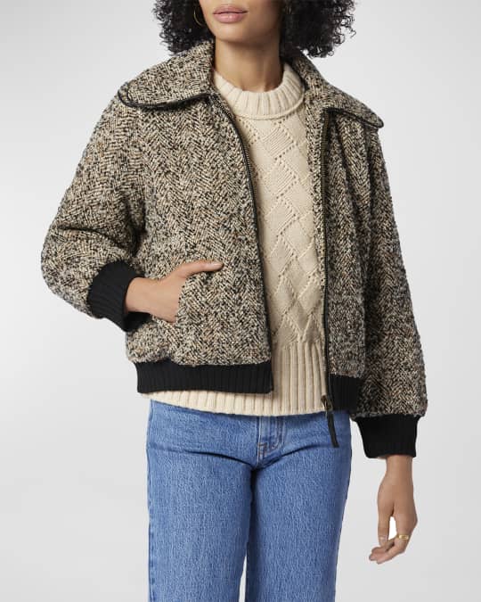 Joie arleigh faux fur bomber jacket hotsell