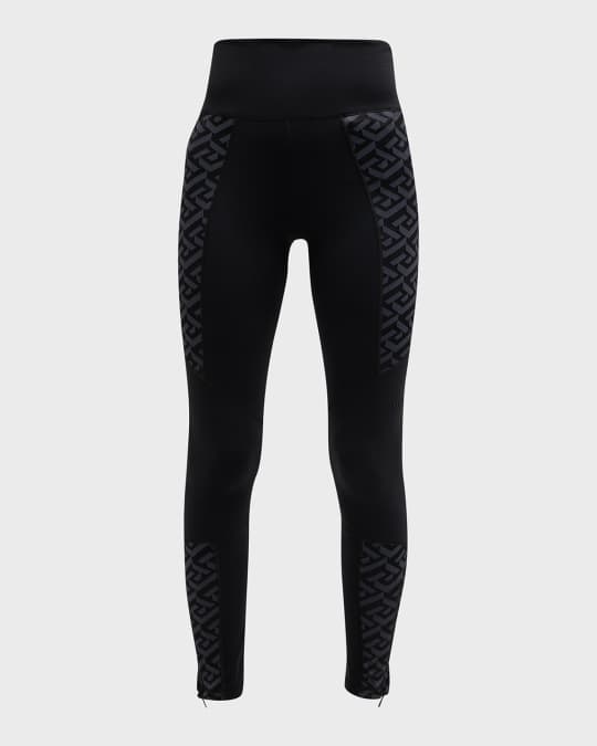 Versace La Greca High Waist Leggings Neiman Marcus