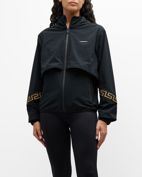 Versace La Greca Track Jacket | Neiman Marcus
