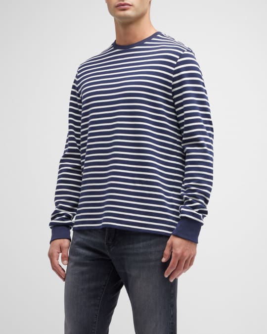 FRAME Men's Duofold Striped T-Shirt Neiman Marcus