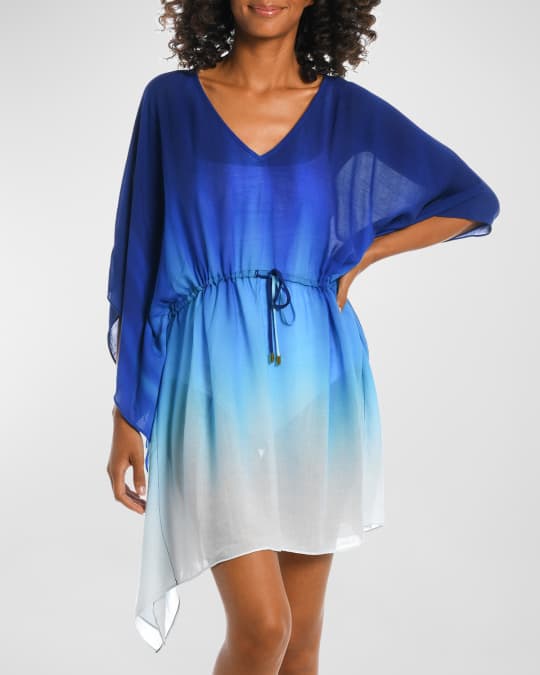 Ocean Oasis Ombre Caftan Coverup