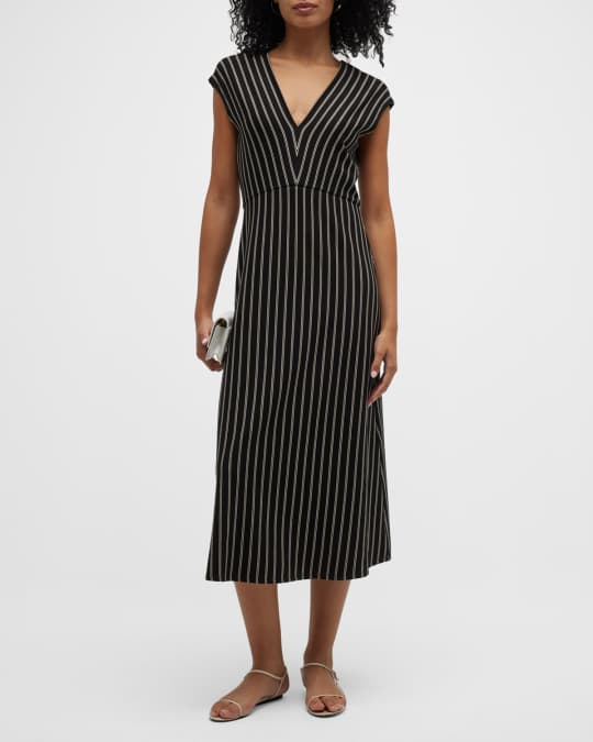 Max mara discount striped dress