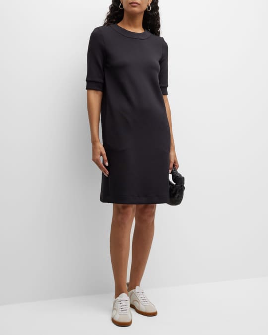 Max Mara Leisure Vicenza Crewneck Jersey T-Shirt Dress | Neiman Marcus