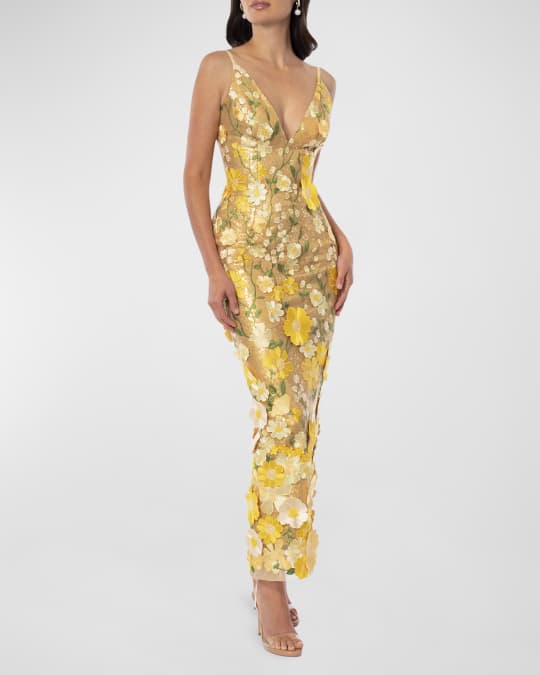 Neiman marcus yellow dress clearance