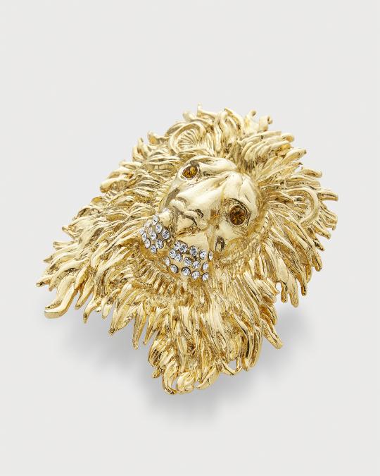 Nomi K Gold Lion Napkin Rings, Set of 4 | Neiman Marcus