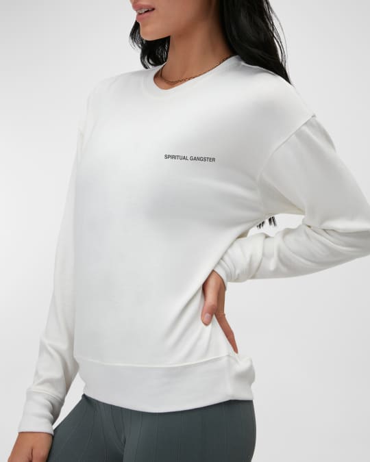 Spiritual gangster varsity sweatshirt cheap