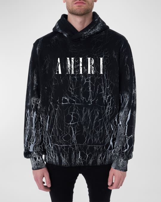 Amiri Men's Cracked Dye Logo Hoodie | Neiman Marcus