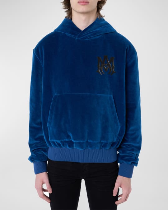 Amiri Men's Velour Logo Hoodie | Neiman Marcus