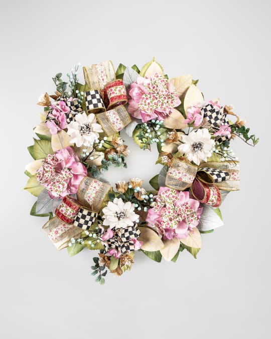 MacKenzieChilds Courtly Cottage Wreath Neiman Marcus