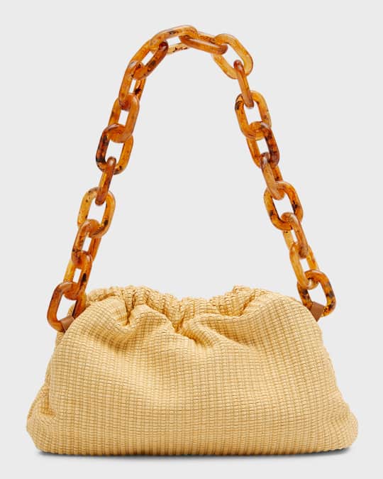 Mansur Gavriel Twist Cloud Mini Chain Clutch Bag Neiman Marcus