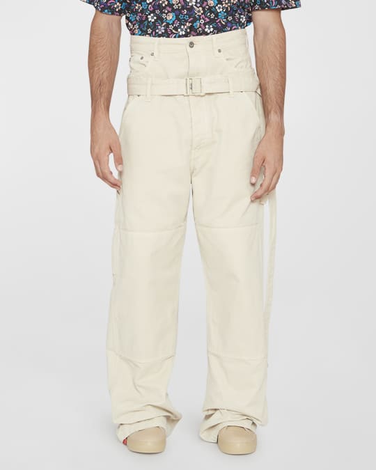 [LOW CLASSIC] / ☆ 25SS WASHED COTTON CARGO PANTS /OFF WHITE LOW CLASSIC] / ☆ 25SS WASHED COTTON CARGO PANTS /OFF WHITE