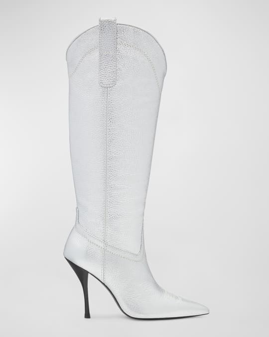 Neiman marcus white boots hot sale