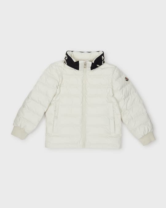 Boy s Long Season Quilted Puffer Down Jacket Size 8 12