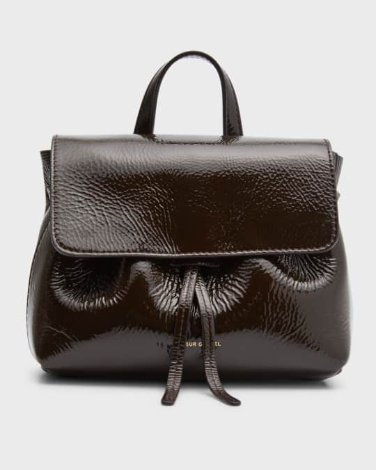 Lady Mini Patent Leather Crossbody Bag