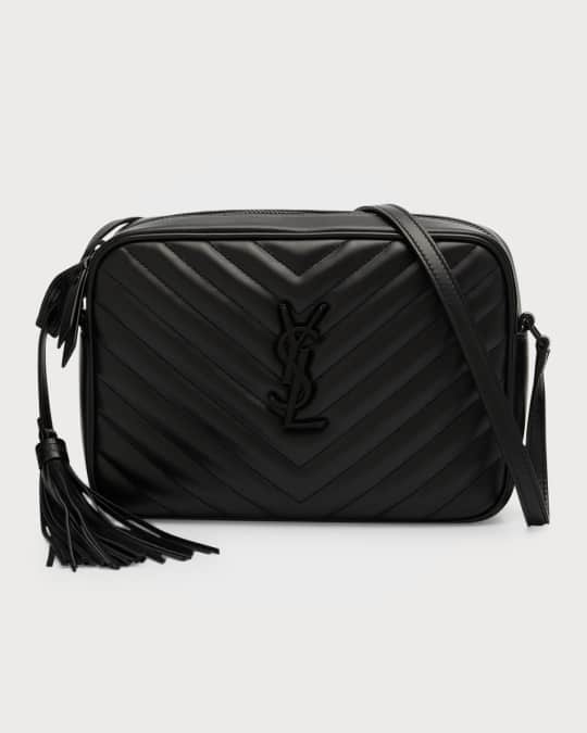 Saint Laurent Lou YSL Quilted Calfskin Camera Crossbody Bag With