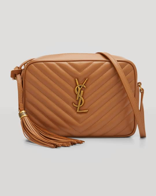 Lou Medium YSL Quilted Camera Crossbody Bag with Pocket