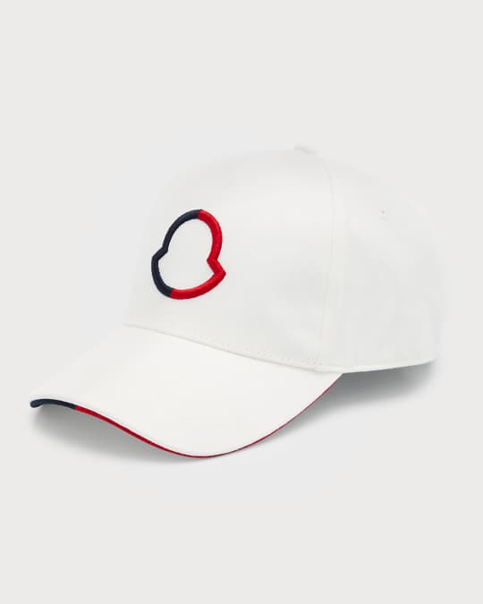 ハット MONCLER Logo embroidery cap Moncler black baseball cap