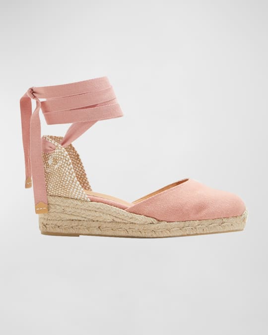 Wrap around espadrille wedges on sale