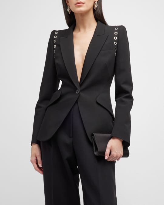 Alexander mcqueen black blazer outlet