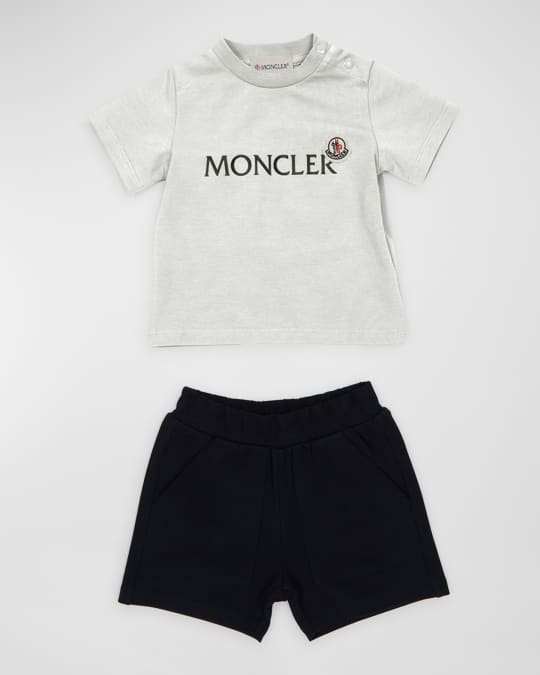 Moncler t deals shirt and shorts