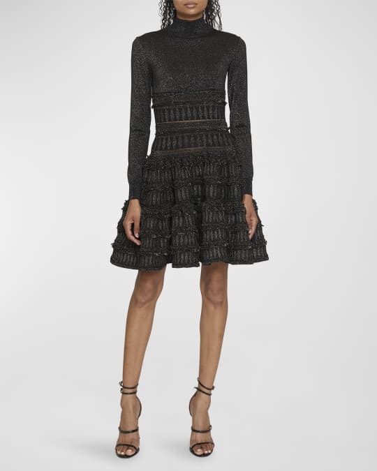 Michael kors heart print flounce hotsell dress