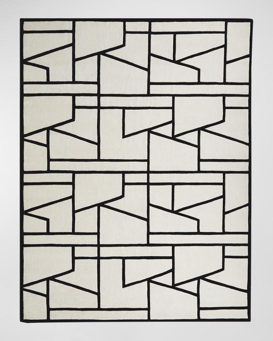 Global Views Zig Zag Hand-Tufted Rug, 5' x 8' | Neiman Marcus