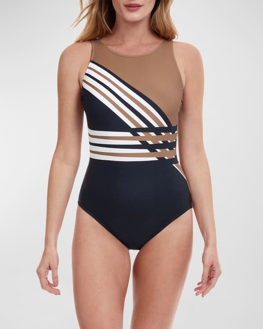 Gottex Ocean Breeze Mastectomy One-Piece Swimsuit | Neiman Marcus