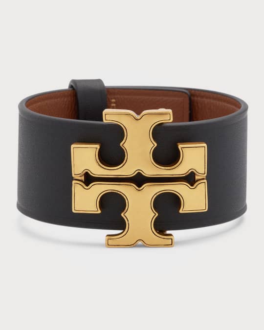 Tory Burch Eleanor Leather Bracelet Neiman Marcus