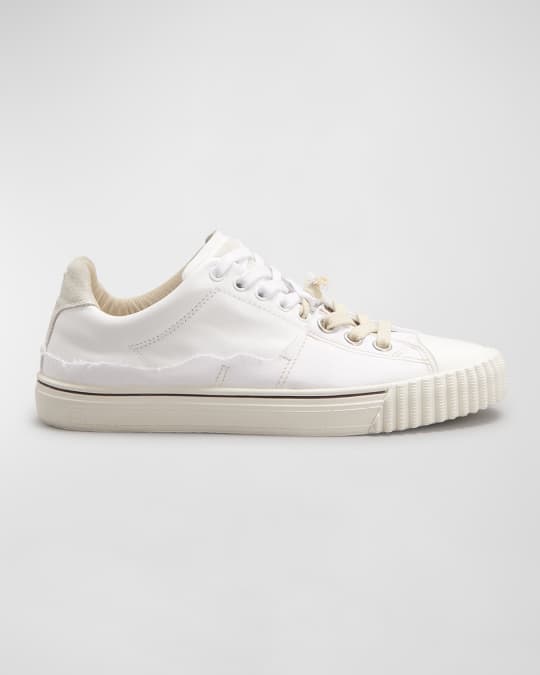 Evolution Canvas Leather Low-Top Sneakers