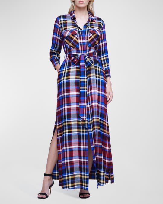 knee length dresses for ladies Cameron Long Shirt Dress L'Agence Cedar & Lily Clothier main image 1