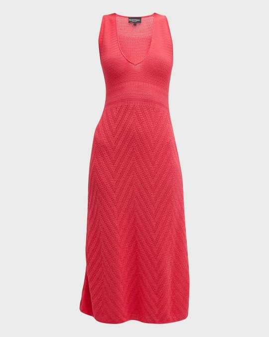 ワンピース EMPORIO ARMANI Woman Dress Pink EW000831AF10206 UA244 EMPORIO ARMANI | Salmon pink Women's Long Dress | YOOX