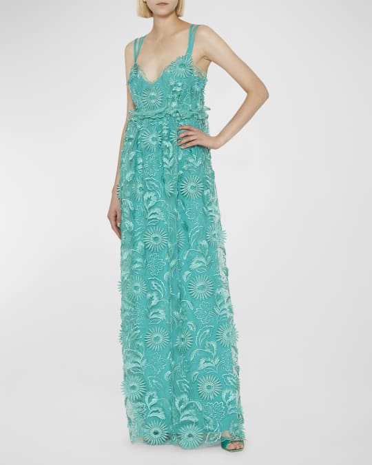 sachin and babi light blue dress Hellymoon Women White Chiffon A Line Engagement Dress with Lace V Neck  High-Low Rehearsal Dinner Dress main image 1