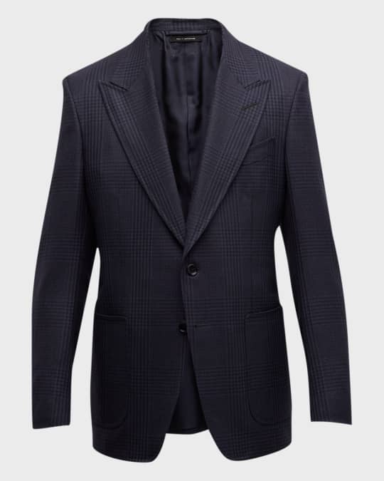 TOM FORD Men's New Shelton Grand Check Sport Coat | Neiman