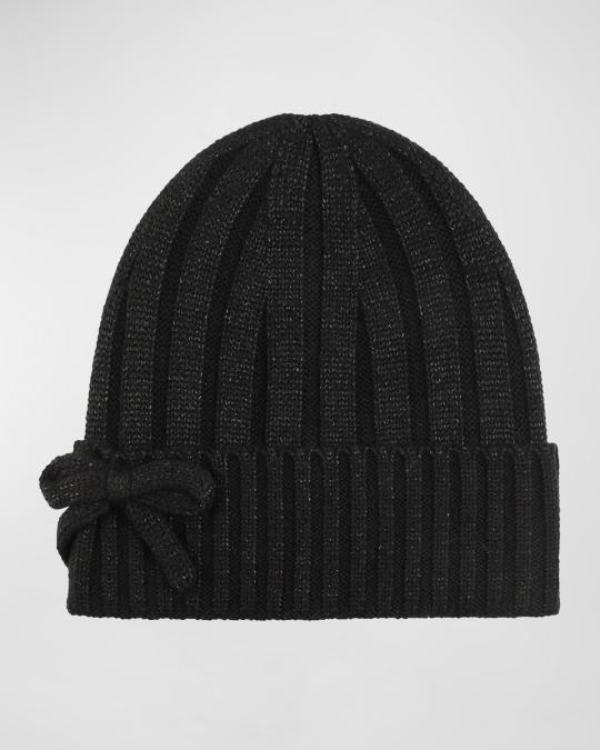 Kate Spade Metallic Beanie in Black Kate Spade New York metallic beanie | Nordstrom main image 4