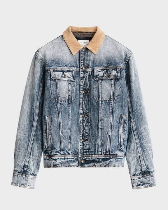 Denim Trucker Jacket Rag And Bone Mens Jean Jacket Rag Bone Denim