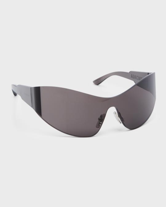 Balenciaga Shield Nylon Sunglasses | Neiman Marcus display picture 3