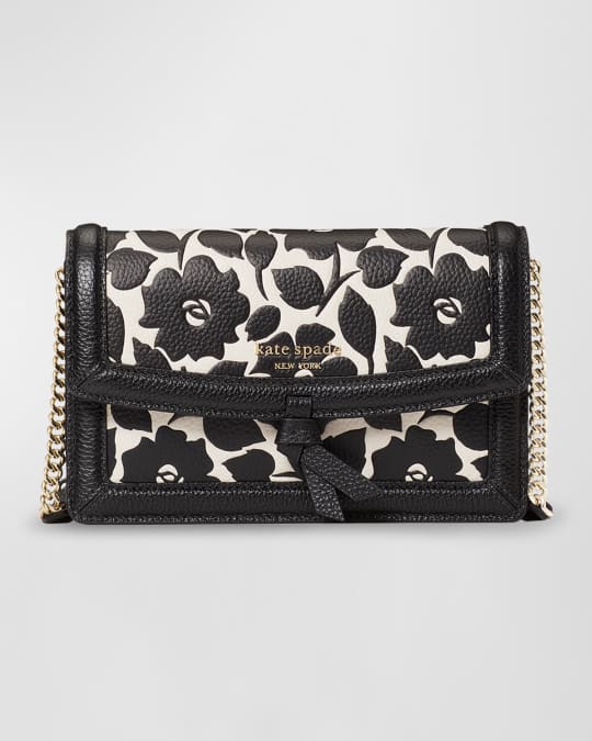 kate spade new york knott rosy garden embossed crossbody bag Neiman Marcus