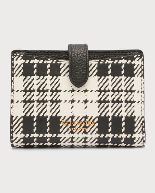 Kate spade plaid wallet hotsell