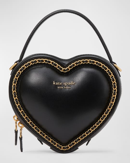 kate spade new york amour 3d heart leather crossbody bag | Neiman Marcus