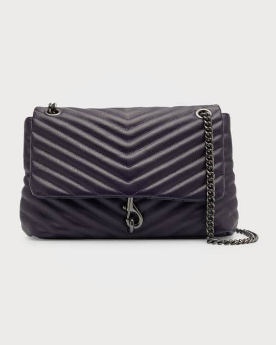 Rebecca Minkoff Edie Flap Leather Shoulder Bag | Neiman Marcus