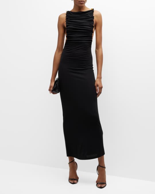 strapless open back dress Blue Chiffon Open Back Homecoming Dress Scoop Lace-Up Short Prom Dress,PH300 US2 / As Picture