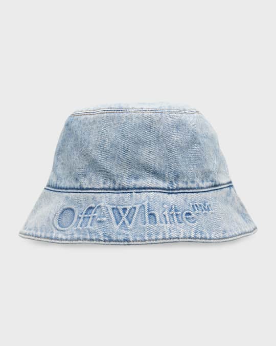 ハット Off-White 'Bookish' bucket hat Off-White Bookish Denim Bucket Hat | Saks Fifth Avenue