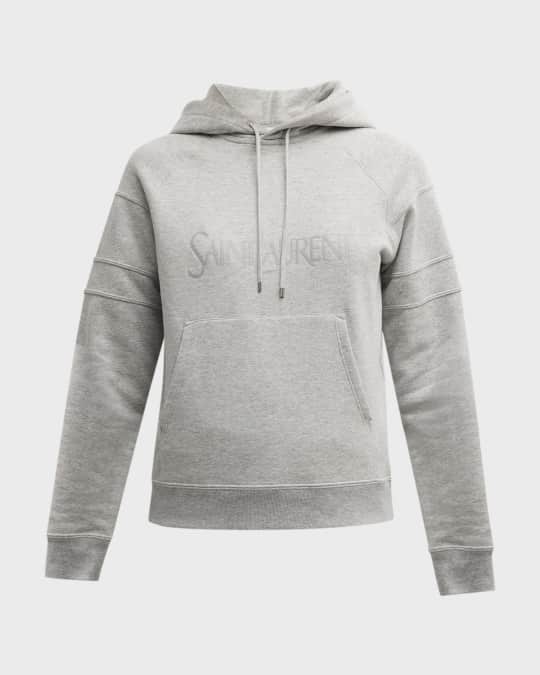 Raglan Hoodie with Logo Embroidery