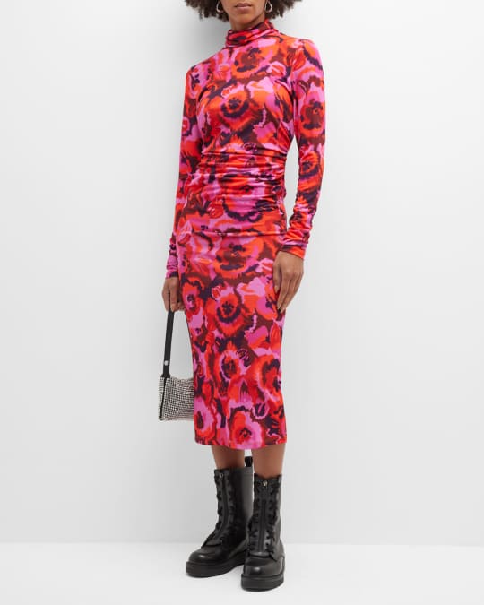 open lace back dress Abito Hibernate Rosso Essentiel Antwerp main image 0