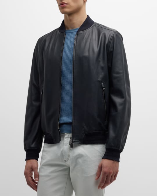 Neiman marcus black leather 2025 jacket