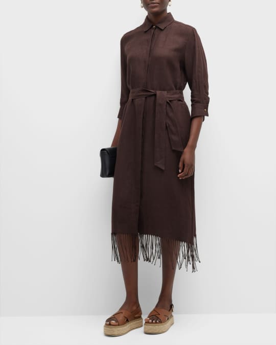 knee length dresses for ladies Small Fringe Dress main image 0