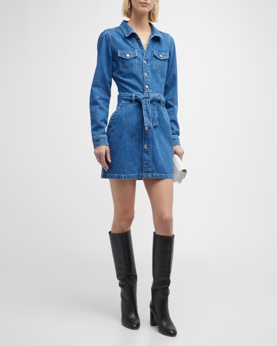PAIGE Mayslie Denim Shirtdress Neiman Marcus