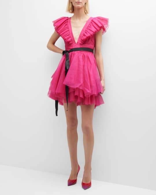 Pinko tulle dress clearance