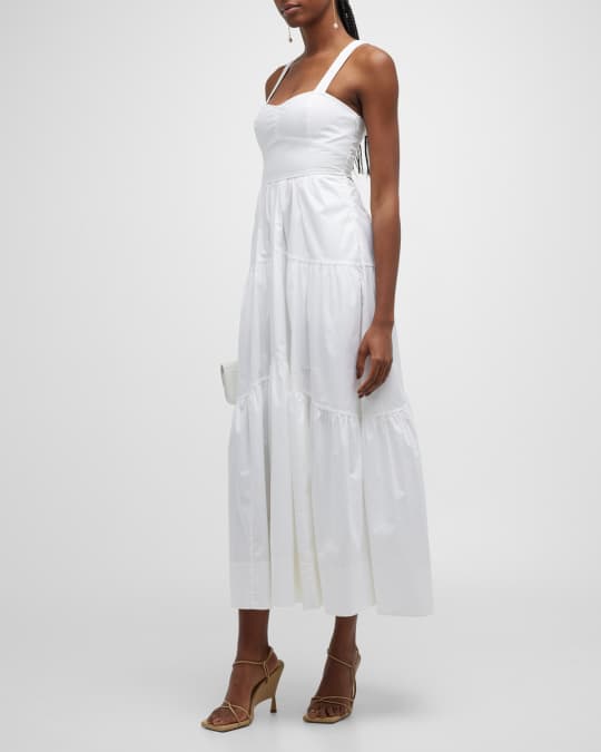 Como Back Lace-Up Dress ホワイト M DHgate.com:Alluring White Lace V-Neck Button-Down Beach