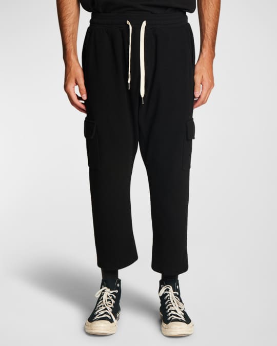 NSF Clothing Men s Drop Crotch Cargo Sweatpants Neiman Marcus
